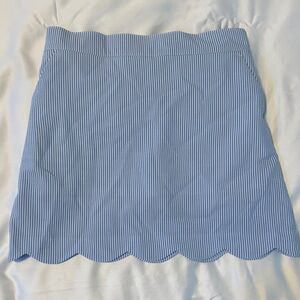 Vineyard Vines Blue and White Striped Kids Skort